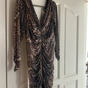 Never worn leopard dress